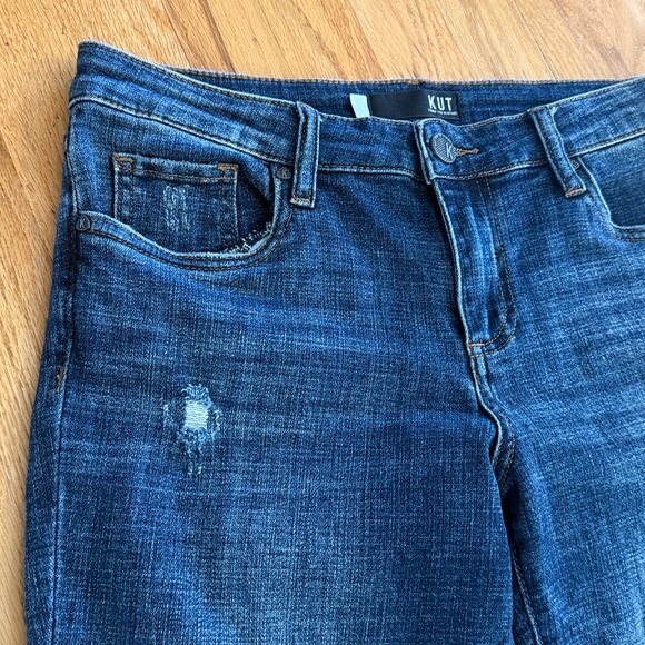 KUT From the Kloth, Amy Crop Straight Leg, Size 6 - Picture 3 of 9